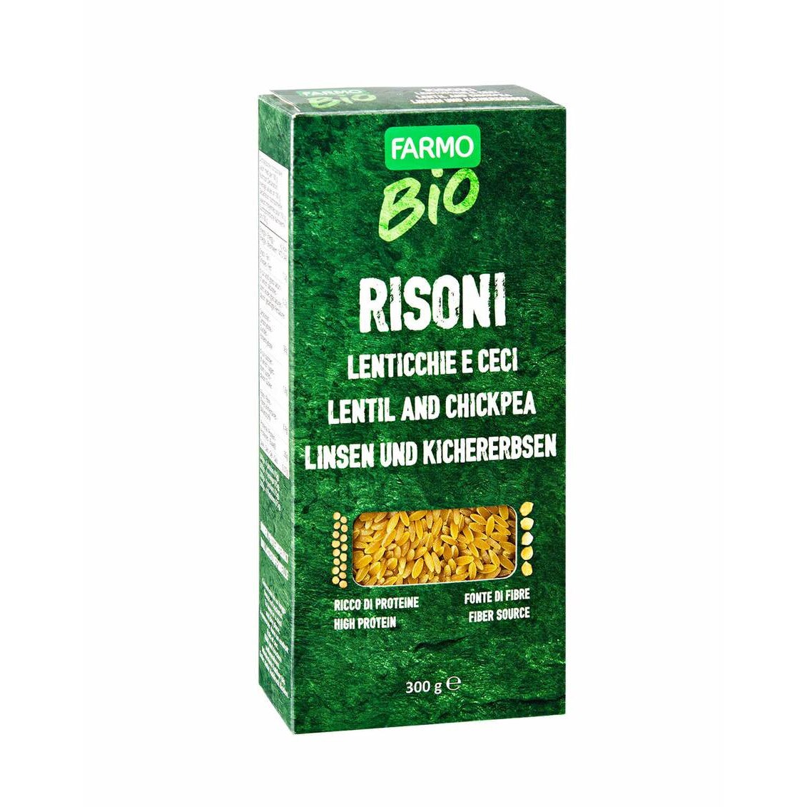 Orez fara gluten din linte si naut 300g, BIO, Farmo