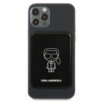 Baterie externa KARL LAGERFELD 3000mAh MagSafe black Baterie externa KARL LAGERFELD 3000mAh MagSafe black