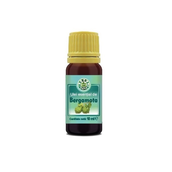 Ulei esential aromaterapie Herbal Sana, BERGAMOTA (Citrus bergamia), 100% natural si pur, 10 ml