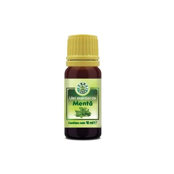 Ulei esential aromaterapie Herbal Sana, MENTA (Mentha arvensis), 100% natural si pur, 10 ml Ulei esential aromaterapie Herbal Sana, MENTA (Mentha arvensis), 100% natural si pur, 10 ml