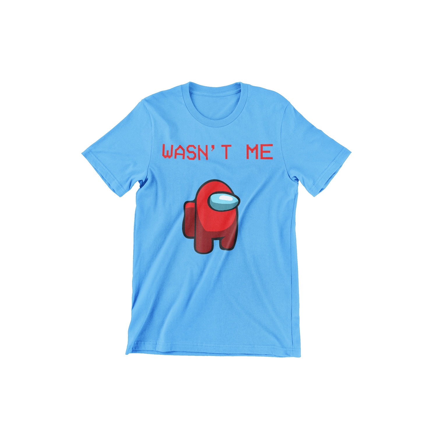 Tricou Copii, Among us, Wasn't me, albastru, Albastru