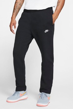 Nike, Pantaloni sport drepti cu logo, Negru Nike, Pantaloni sport drepti cu logo, Negru