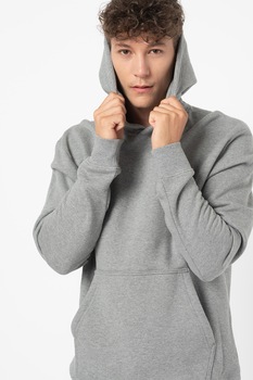 Nike, Hanorac din amestec de bumbac pentru baschet Jordan, Gri melange Nike, Hanorac din amestec de bumbac pentru baschet Jordan, Gri melange