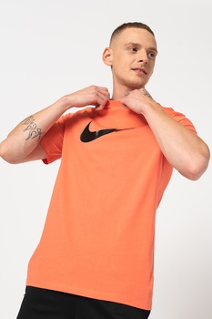 Nike, Tricou cu logo Icon Swoosh, Corai Nike, Tricou cu logo Icon Swoosh, Corai