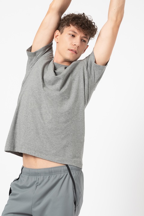 Nike, Tricou cu logo pentru antrenament Jordan Jumpman, Gri melange