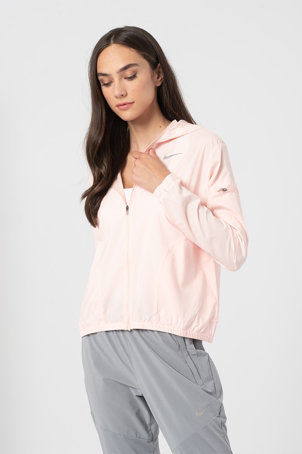 Nike, Jacheta usoara pentru alergare Impossibly, Roz pastel