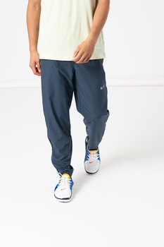Nike, Pantaloni cu Dri-FIT, pentru alergare, Albastru prafuit