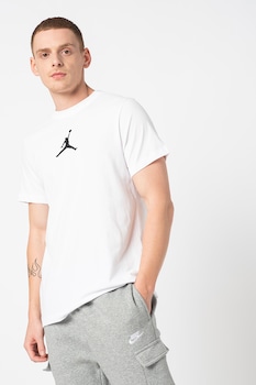 Nike - Jordan Jumpman kerek nyakú póló logós részlettel, Fehér
