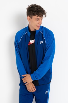 Nike, Trening cu fermoar Sportswear, Albastru royal/Alb