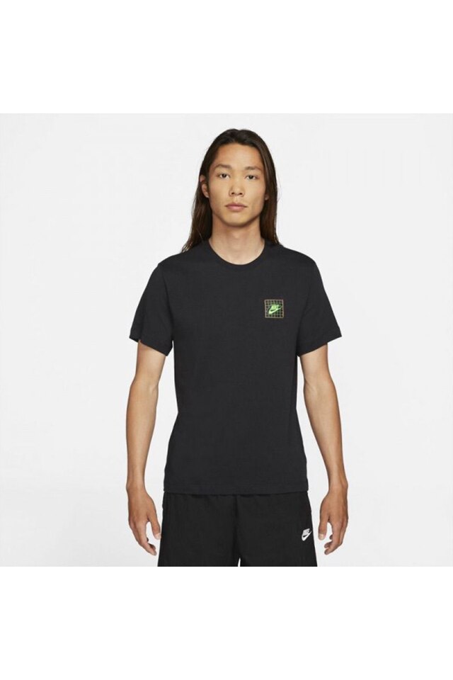 Tricou Nike m nsw tee worldwide icons, Negru, Negru