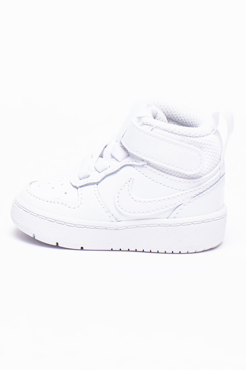 Nike, Спортни обувки Court Borough с кожа, Бял