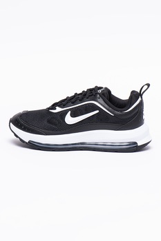 Nike, Pantofi sport cu garnituri din piele ecologica Air Max AP, Negru/Alb