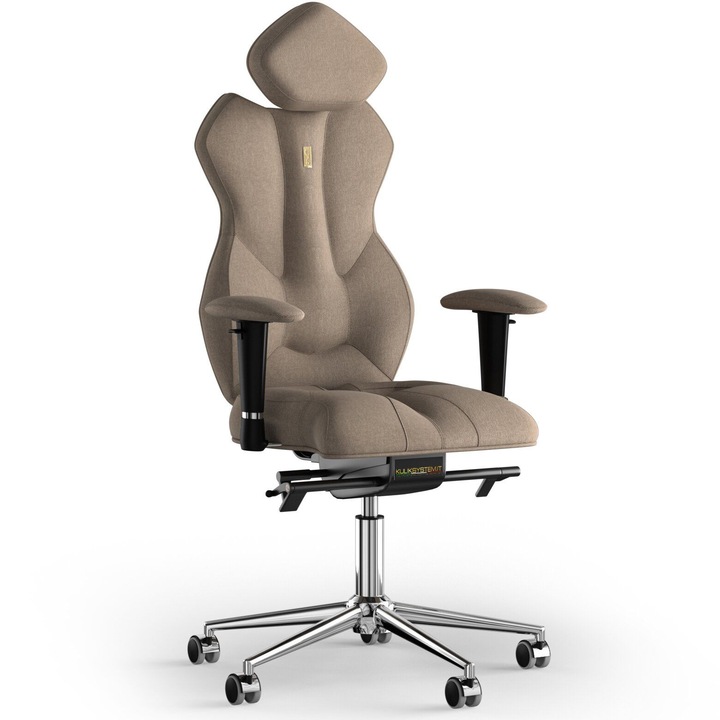 Kulik System Royal, Ergonomikus irodai szék, Textile, Caramel