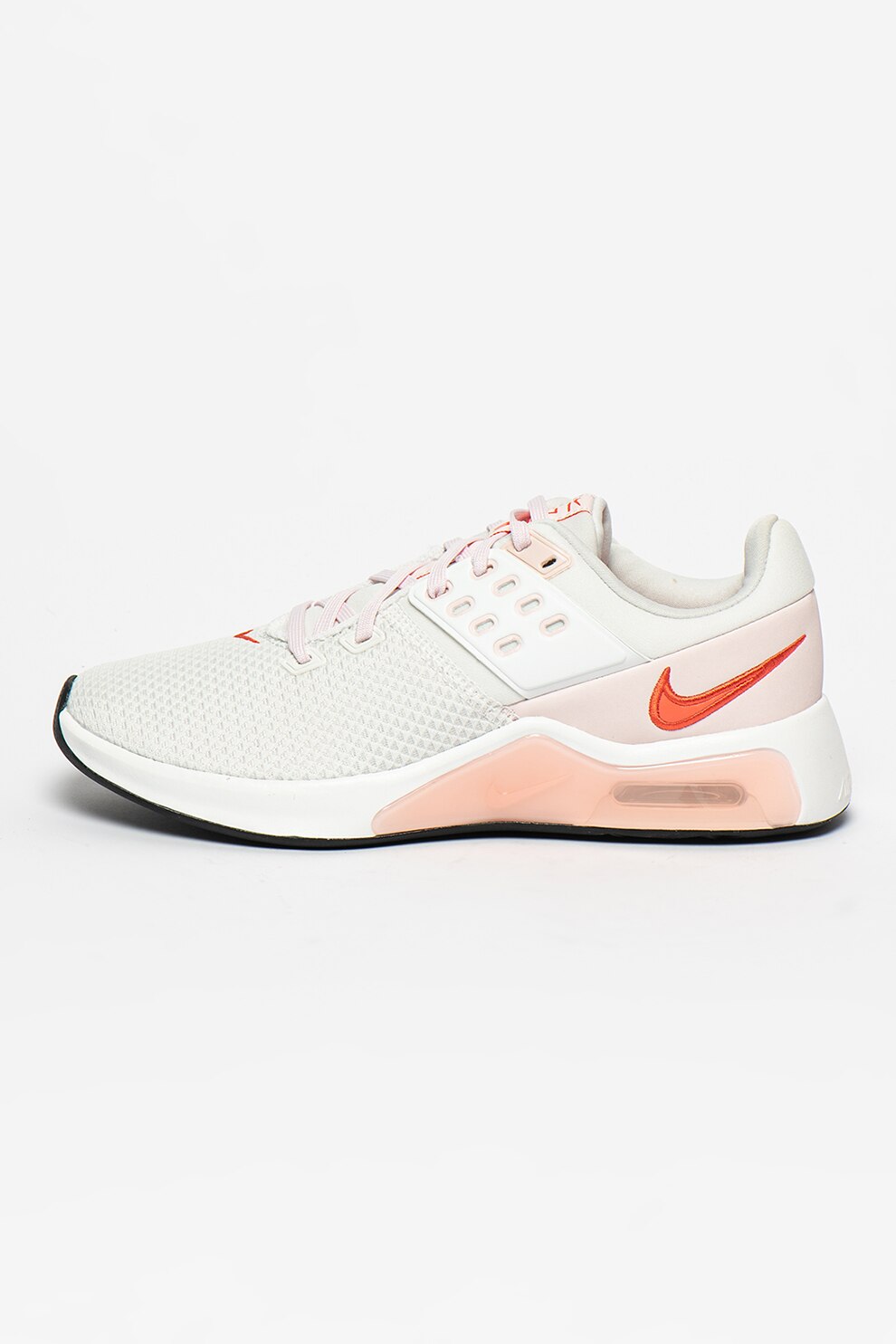 Nike, Pantofi low-top pentru antrenament Air Max Bella TR 4, Alb/Roz pastel