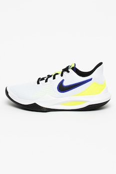 Nike - Баскетболни обувки Precision 5, Светлосив / електриковозелен / черен
