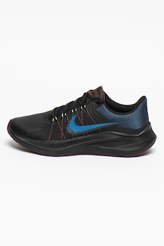 Nike - Zoom Winflo 8 futócipő, fekete/barackszín/kék