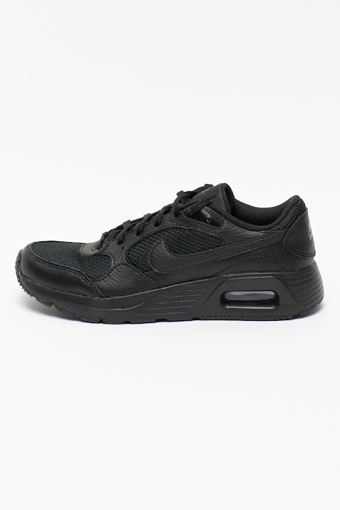 Nike, Спортни обувки Air Max SC с кожа, Черен