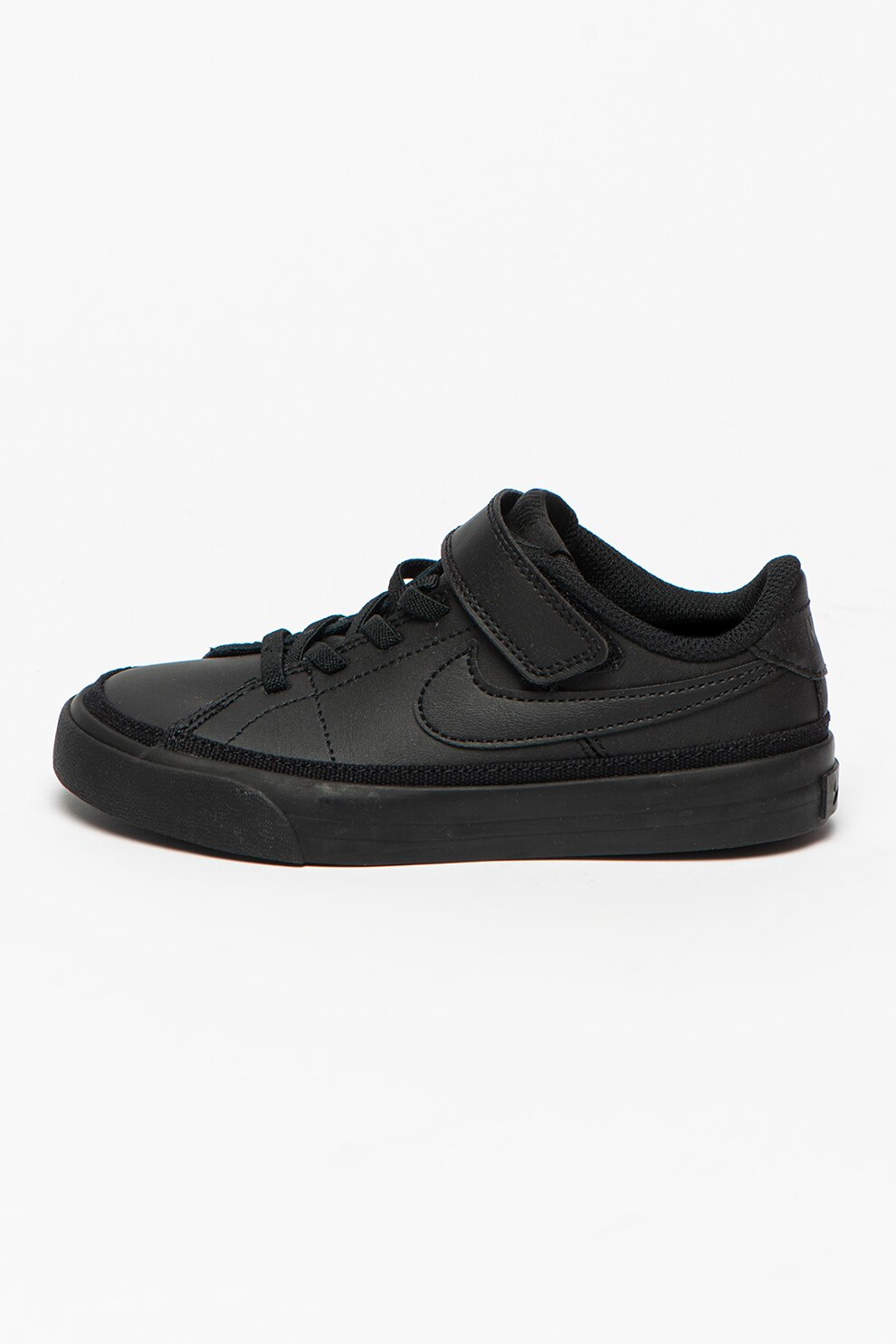 Nike, Pantofi sport din piele cu logo Court Legacy, Negru