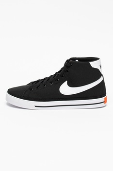 Nike, Pantofi sport mid-high Court Legacy, Negru Nike, Pantofi sport mid-high Court Legacy, Negru