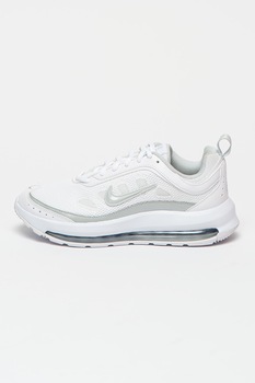 Nike, Pantofi sport cu garnituri din piele ecologica Air Max AP, Alb/Gri Nike, Pantofi sport cu garnituri din piele ecologica Air Max AP, Alb/Gri
