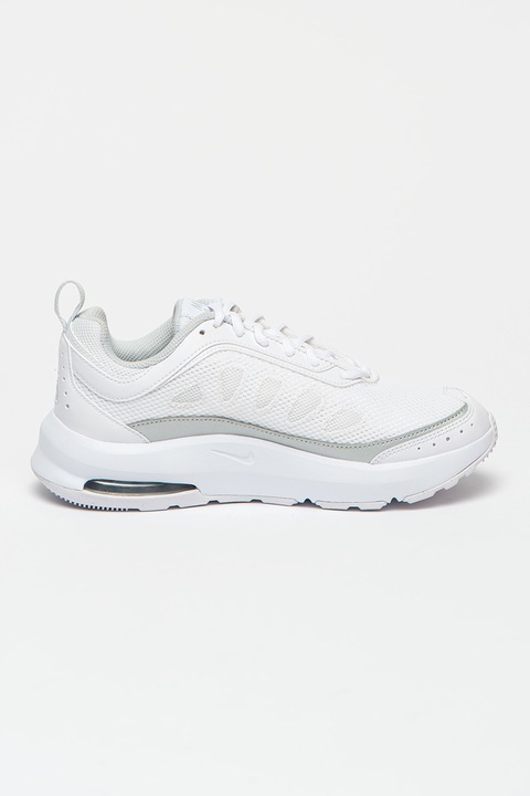 Nike, Pantofi sport cu garnituri din piele ecologica Air Max Ap, Alb/Gri