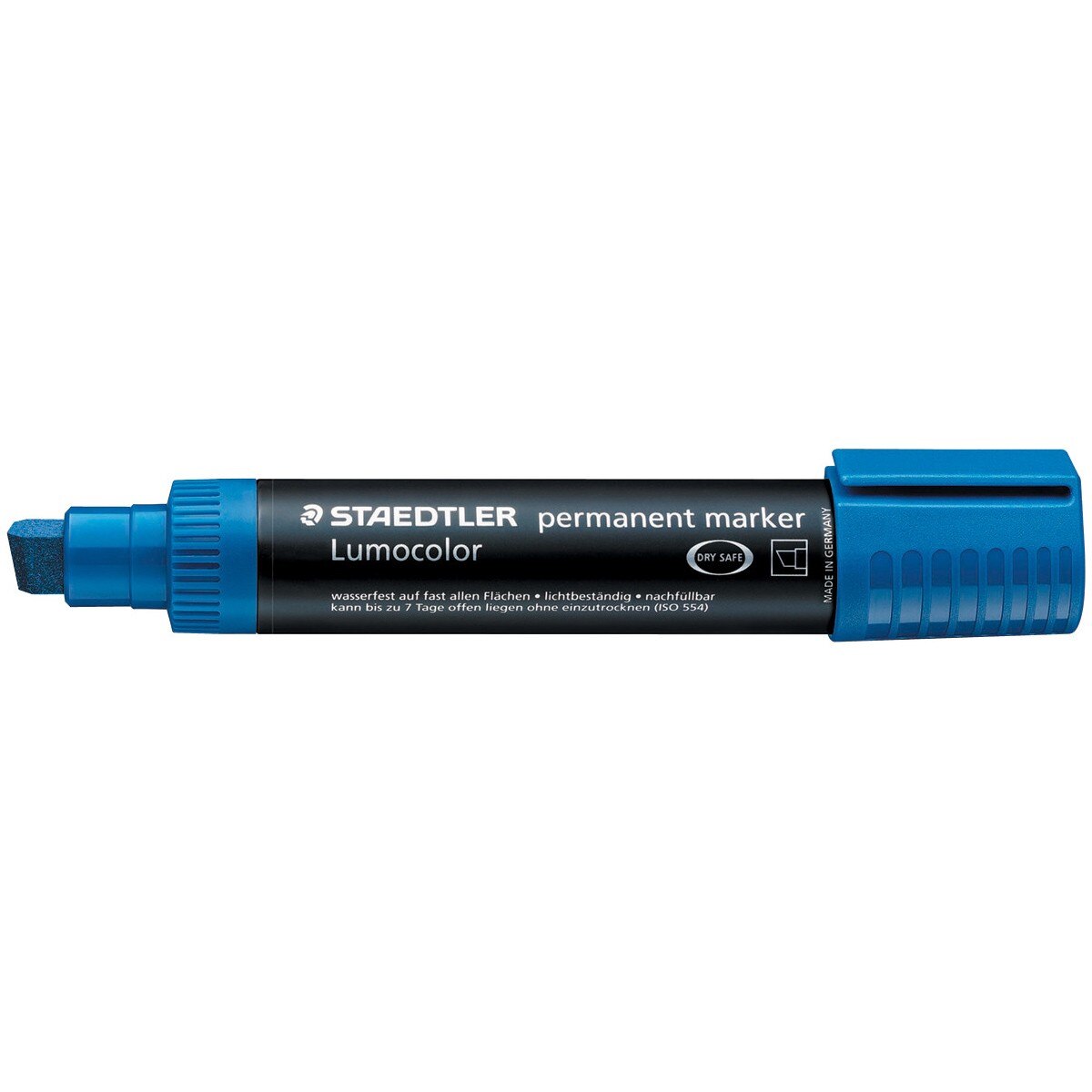 Marker permanent Staedtler Lumocolor 2 - 12 mm albastru