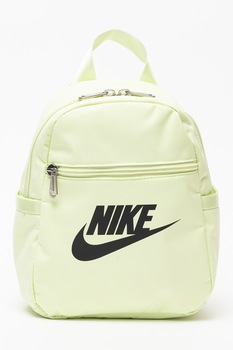 Nike, Rucsac cu imprimeu logo Futura Mini - 6 L, Verde lime/Negru Nike, Rucsac cu imprimeu logo Futura Mini - 6 L, Verde lime/Negru