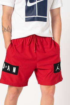 Nike, Pantaloni scurti cu Dri-Fit si talie ajustabila, pentru baschet, Rosu inchis Nike, Pantaloni scurti cu Dri-Fit si talie ajustabila, pentru baschet, Rosu inchis
