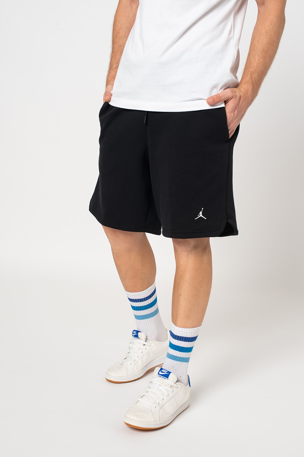 land saint Represent Nike, Pantaloni scurti cu logo brodat, pentru baschet - eMAG.ro
