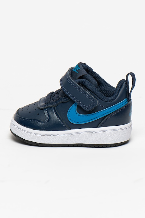 Nike, Pantofi sport din piele cu perforatii Court Borough Low