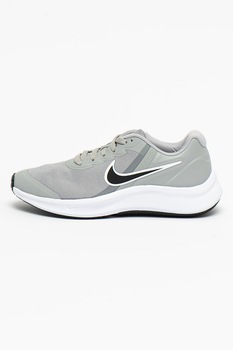 Nike, Pantofi pentru alergare cu logo Star Runner 3, Gri cenusa
