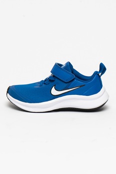 Nike, Pantofi cu insertie plasa pentru alergare Star Runner 3, Albastru royal