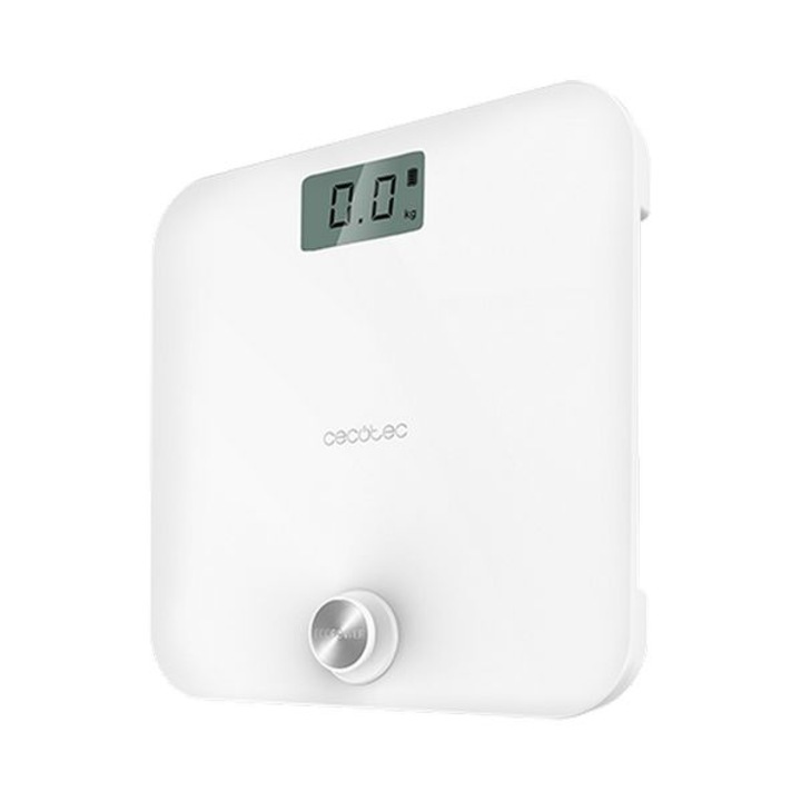 Електронен кантар за баня Cecotec EcoPower 10000 Healthy, LCD, 180 kg, Бял