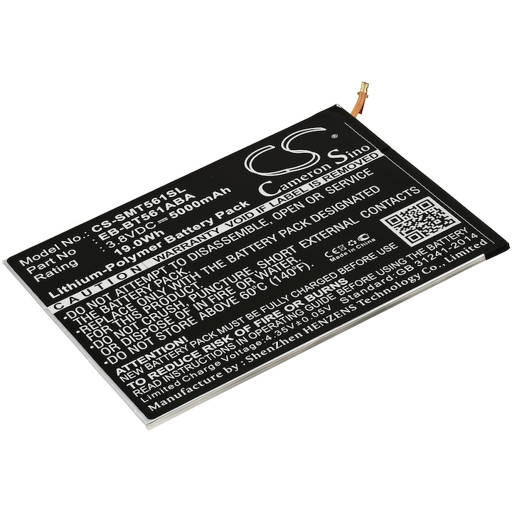 Akkumulátor kompatibilis Samsung Galaxy Tab E Nook 9.6 / SM-T560 / EB-BT561ABE modell