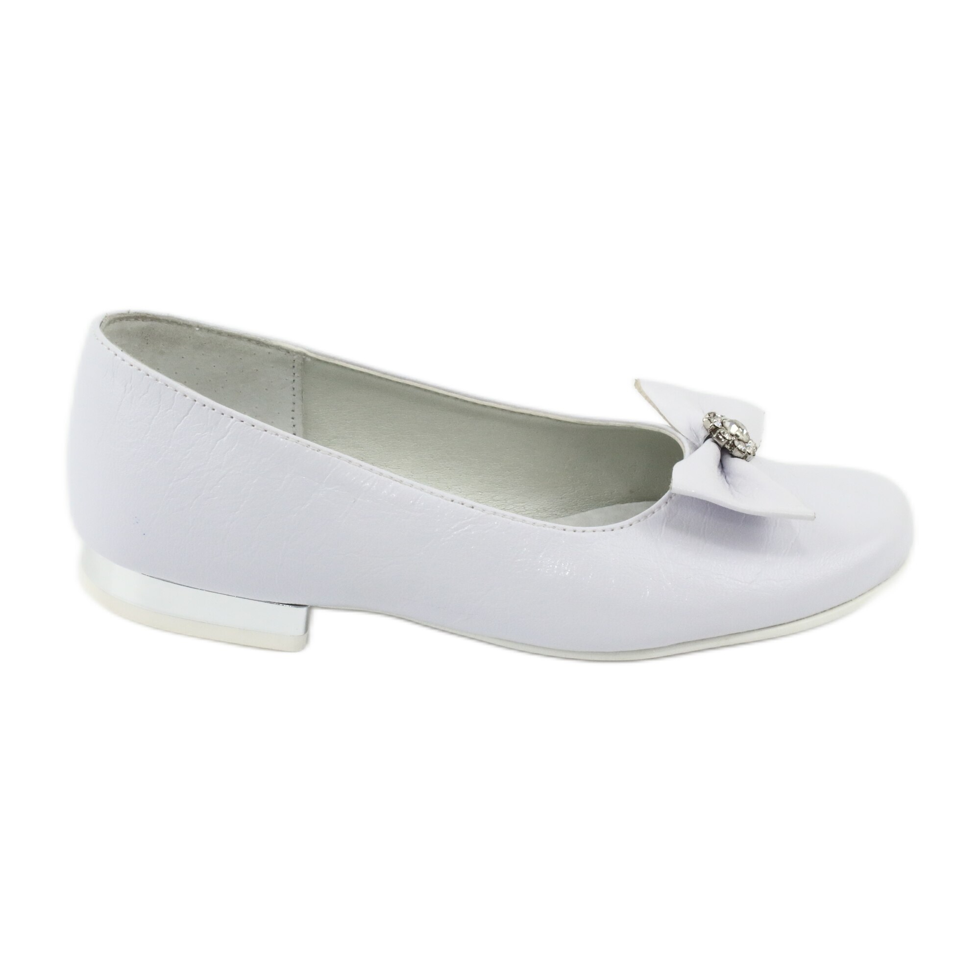 Balerini copii Miko, BM16393, alb