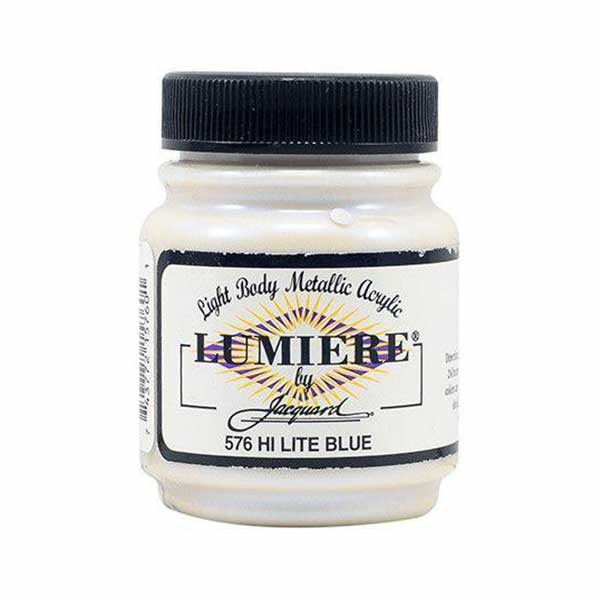 Vopsea pentru materiale textile Jacquard Lumiere, 67 ml, Hi-Lite Blue