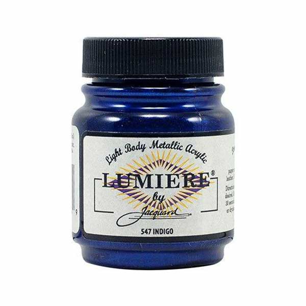 Vopsea pentru materiale textile Jacquard Lumiere, 67 ml, Indigo