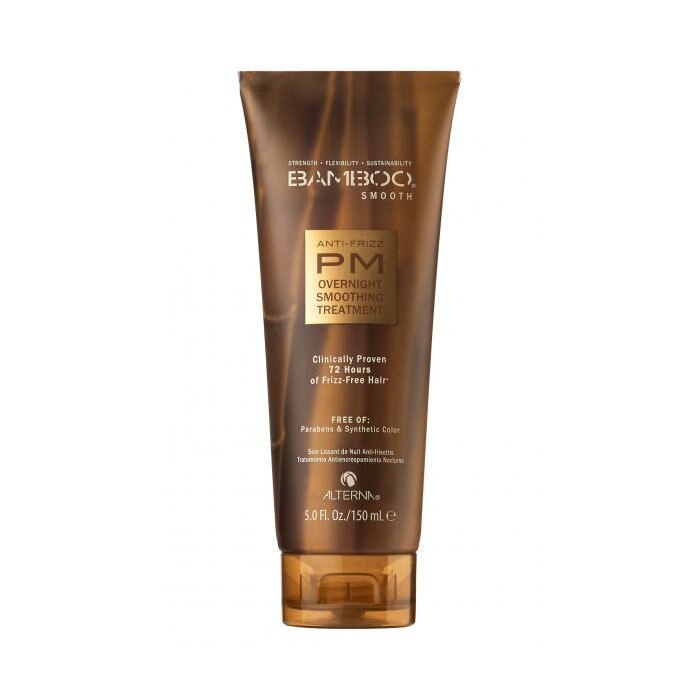 Tratament pentru par Alterna Bamboo Smooth Anti-Frizz PM Overnight, 150ml