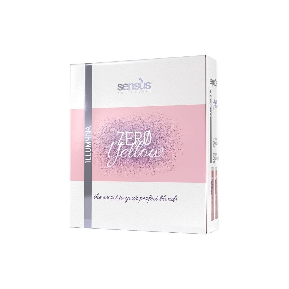 Set pentru ingrijirea parului, Sensus, Illumyna Zero Yellow, 2x250 ml