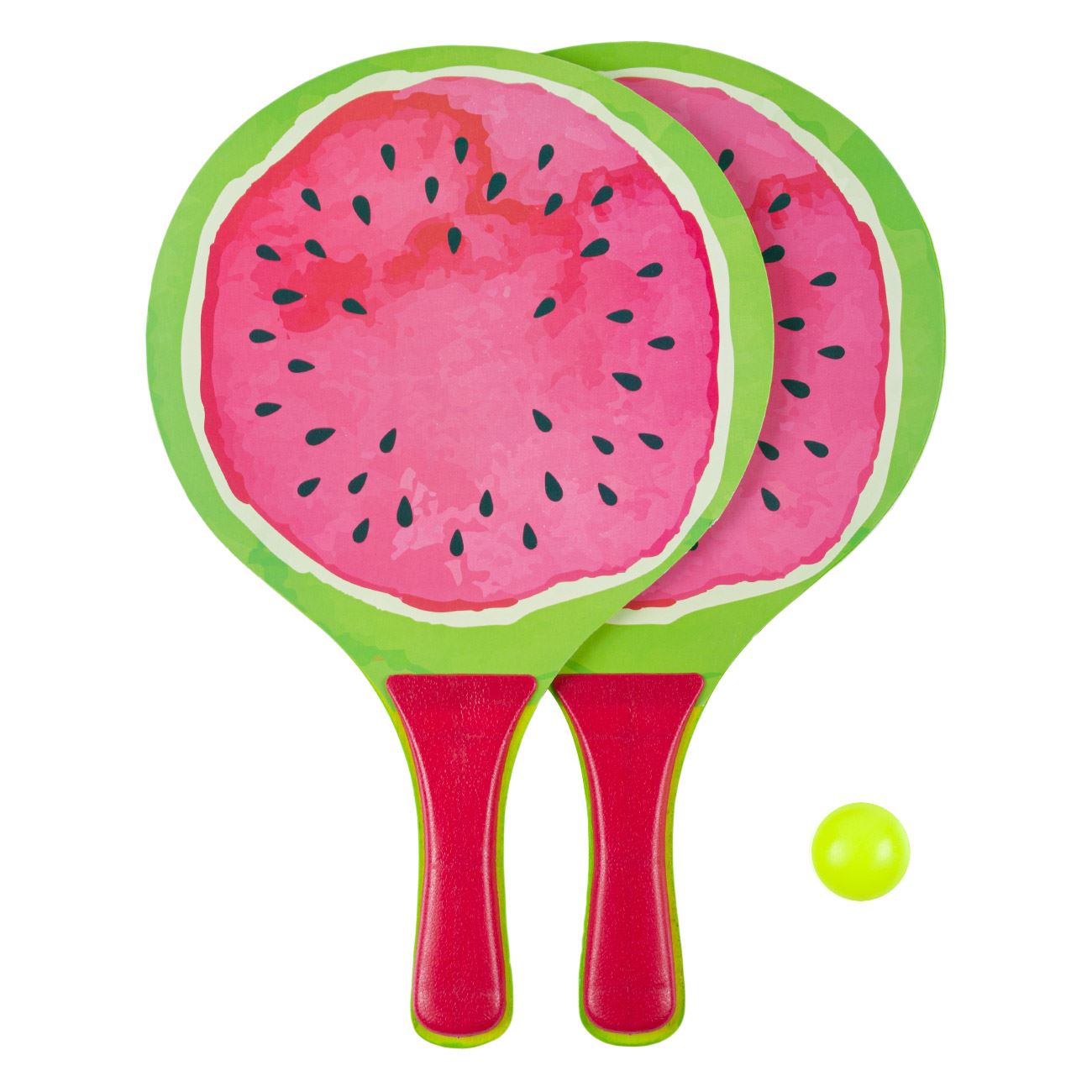 Set 2 rachete si minge, Zola, catchball, model pepene verde