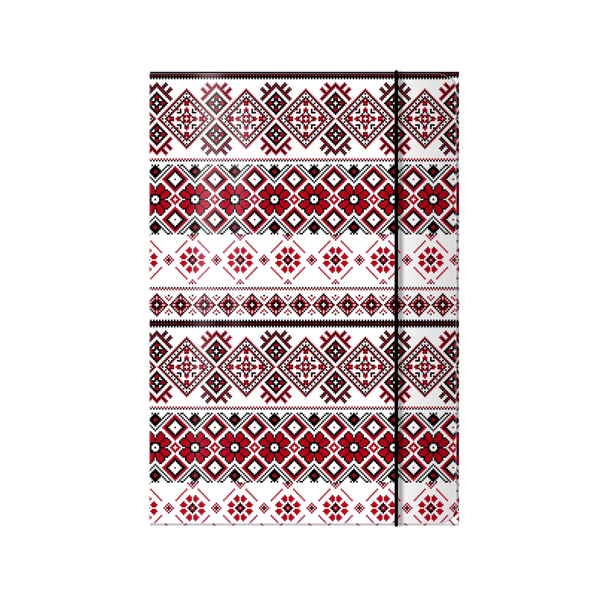 Mapa A4 carton plastifiat lucios, cu elastic, Traditional