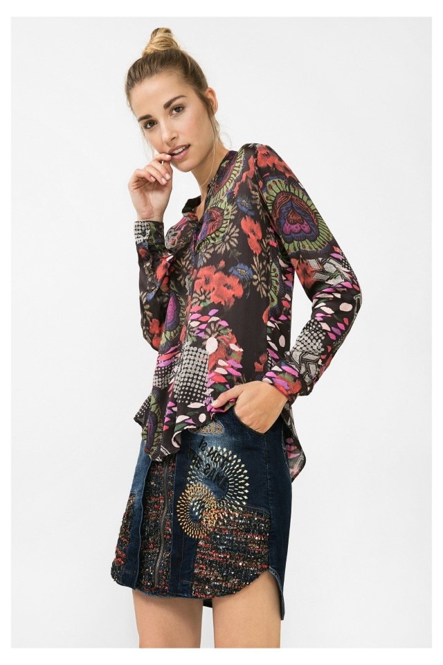 Camasa Desigual 67c2la2, Multicolor, 40