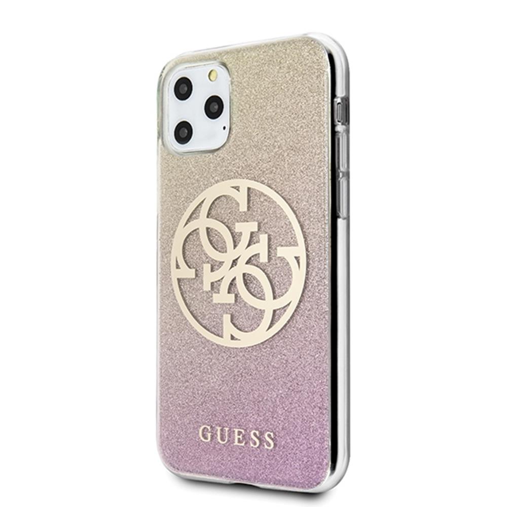 Husa de protectie Guess pentru Apple iPhone 11 Pro, Poliuretan termoplastic, Gold