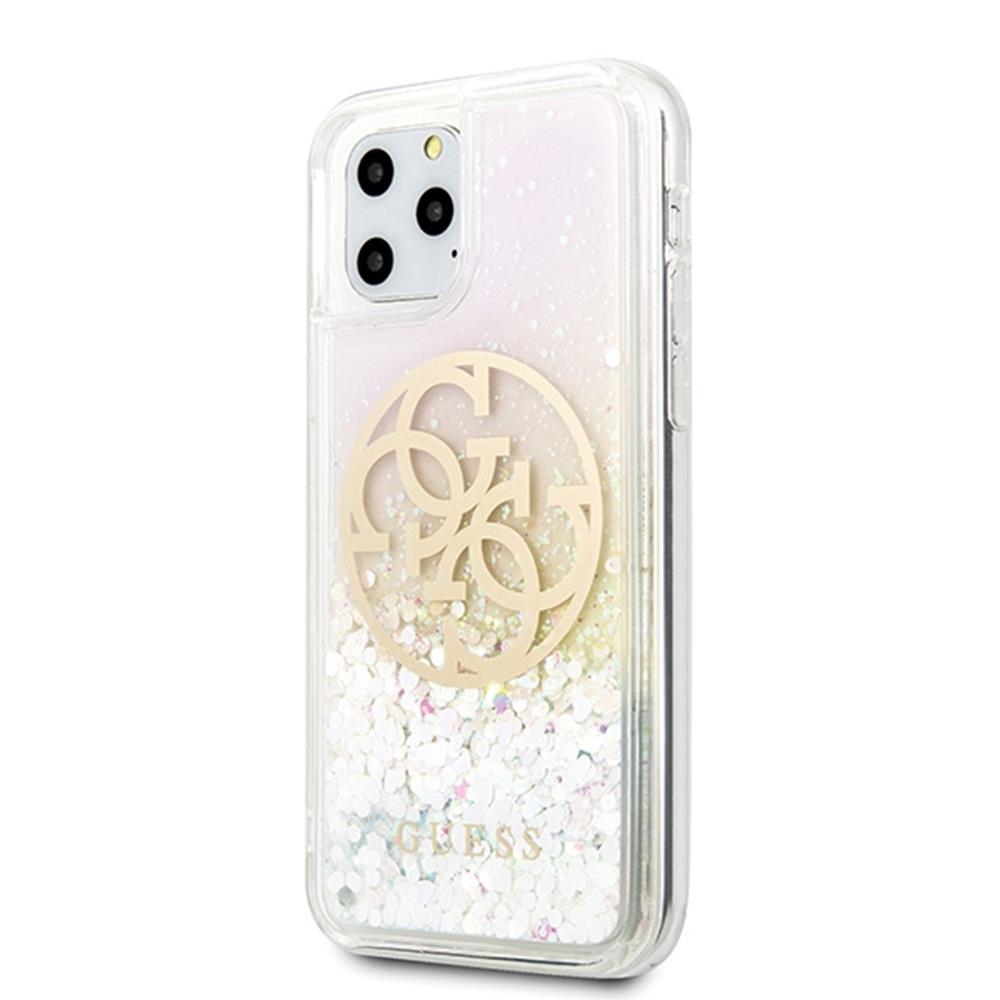 Husa de protectie Guess pentru Apple iPhone 11 Pro Max, Poliuretan termoplastic, Roz