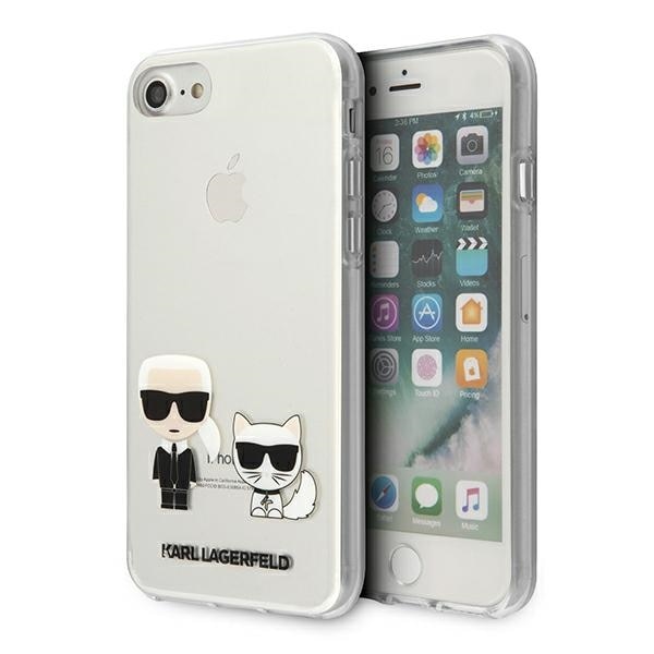 Husa de protectie Karl Lagerfeld pentru Apple iPhone 11 Pro Max, Poliuretan termoplastic, Transparent, 4219