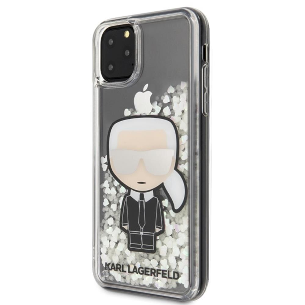 Husa de protectie Karl Lagerfeld pentru Apple iPhone 11 Pro Max, Poliuretan termoplastic, Transparent