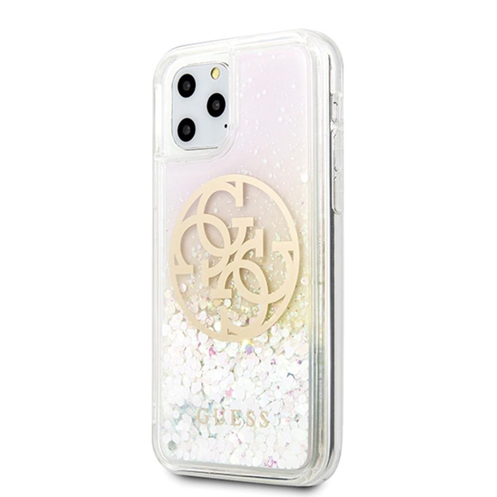 Husa de protectie Guess pentru Apple iPhone 11 Pro, Poliuretan termoplastic, Roz, 1586
