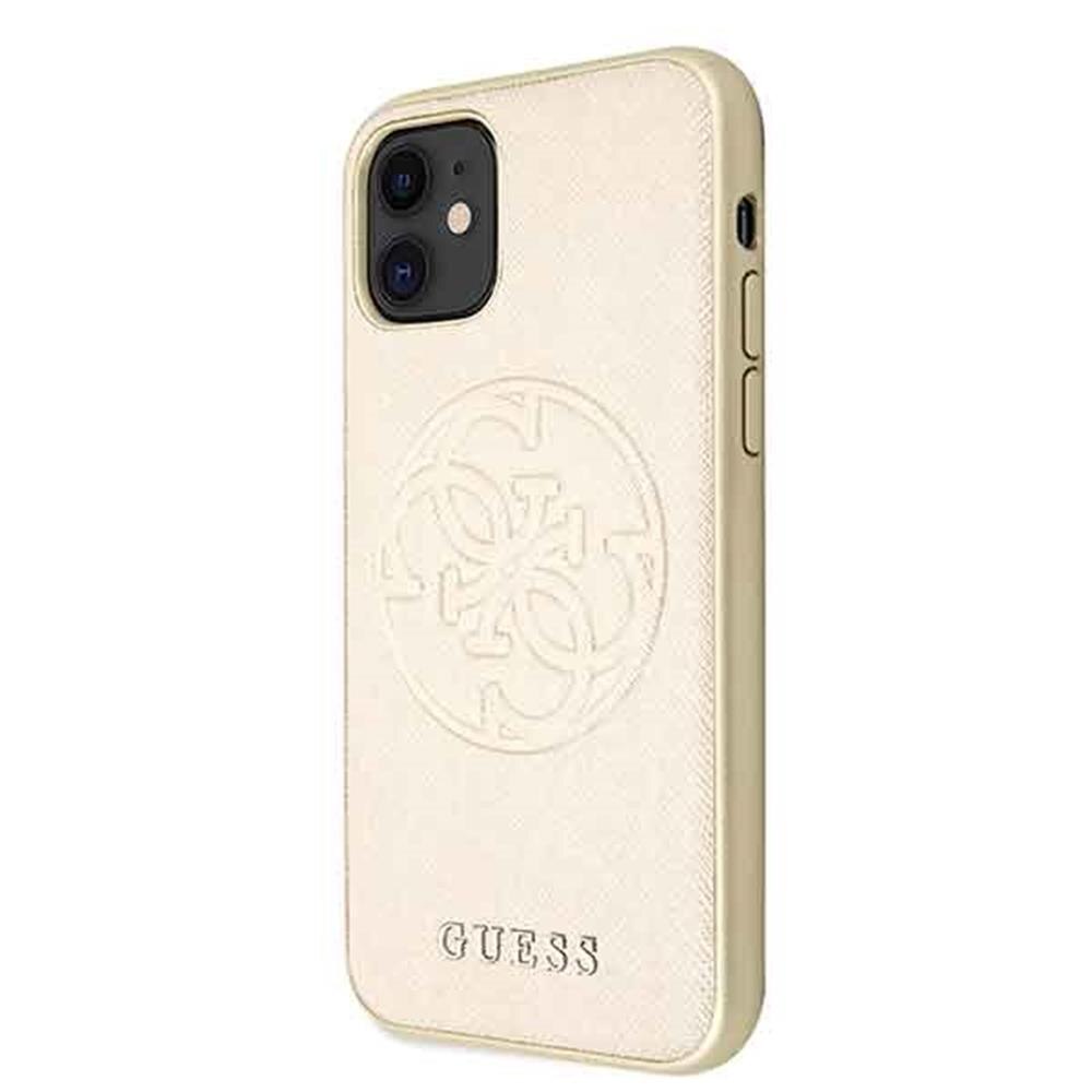 Husa de protectie Guess pentru Apple iPhone 11, Poliuretan termoplastic, Gold, 9804