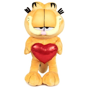 Jucarie de plus Garfield cu inimioara, multicolor, inaltime 35 cm Jucarie de plus Garfield cu inimioara, multicolor, inaltime 35 cm