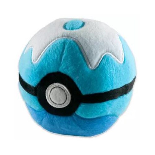 Jucarie de plus Pokemon - Dive Ball, multicolor, diametru 12 cm